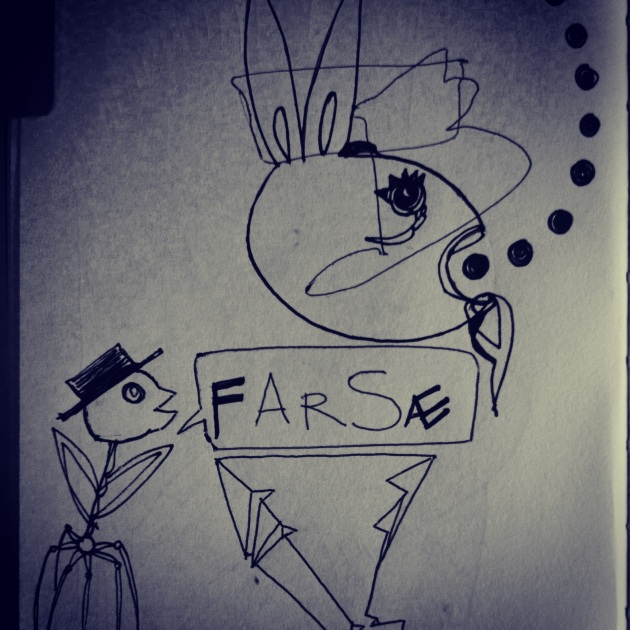 Farse. Another rabbit in my sketchbook.